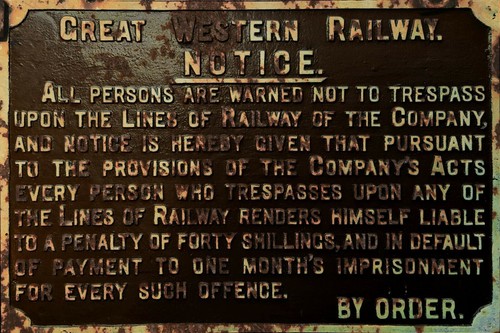 Gwr railway trespass - gwr,