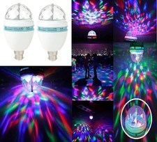 2 X 15cm LED Rotating Disco