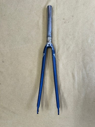 Retro alloy road bike forks - bike,