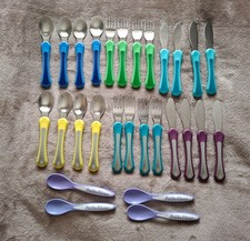 Tommee Tippee Cutlery Set Bundle X 8 Sets (Blue)