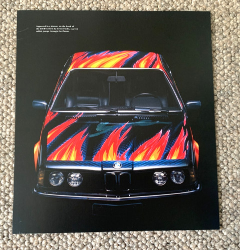 Bmw art car ernst fuchs - art,