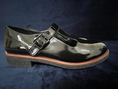 Clarks black patent - uk,