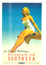 RAILWAY ADVERTISING  POSTER ON