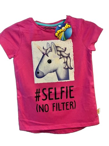 Girls pink unicorn sequin - #46,