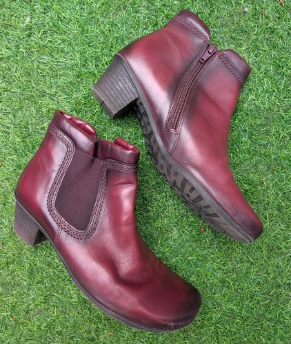 Gabor soft leather ankle boots - soft,