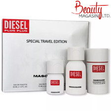 Plus Plus Masculine Eau de Toilette 75ml Spray + 75ml Deo + 30ml EDT Spray Set