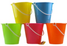 Mixed Colour Beach Buckets