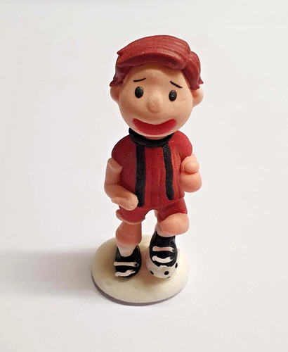 Edible football player cake - football,