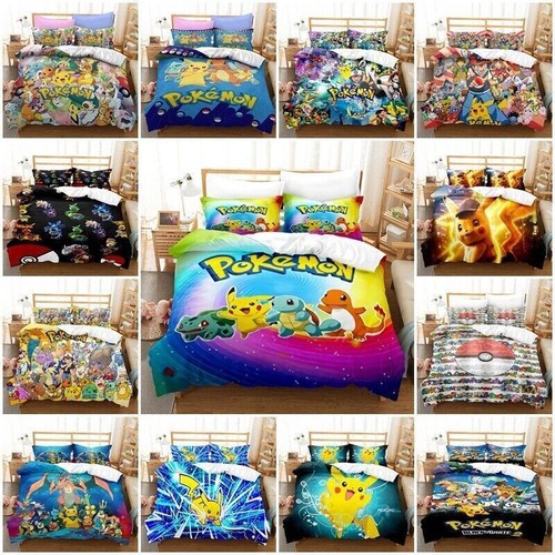 Pokemon pikachu quilt duvet - pikachu,