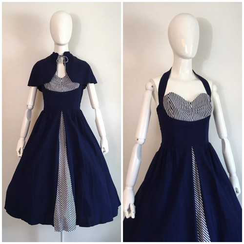 1950s vintage navy - 1950s,