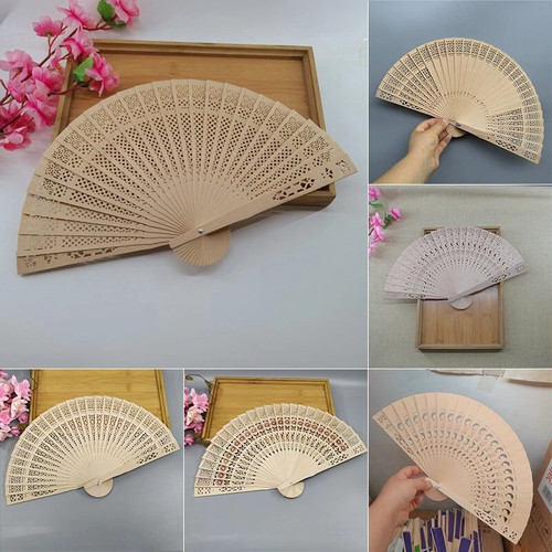Bamboo wooden folding hand - folding,