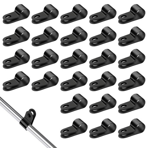 100 pcs type cable - r, clips