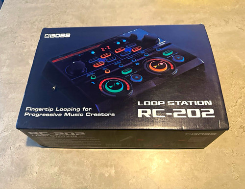 Boss 202 loop station with - rc-202,