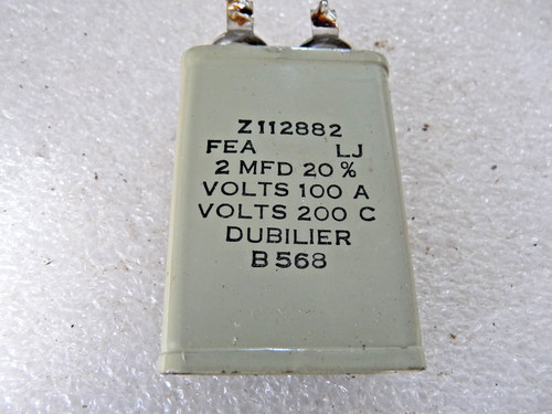 Dubilier 2µf 2uf - , ±