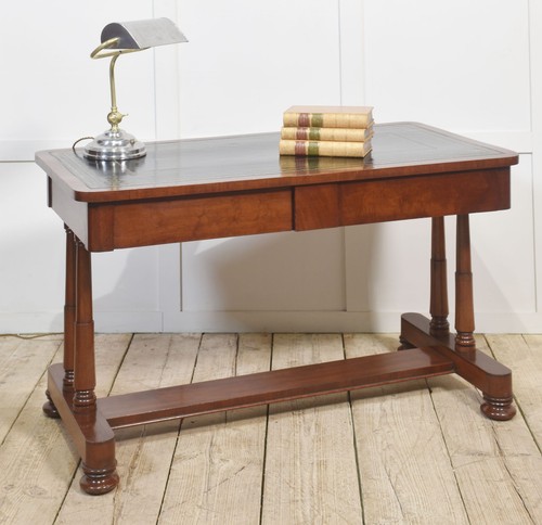 Mahogany two drawer - , writing