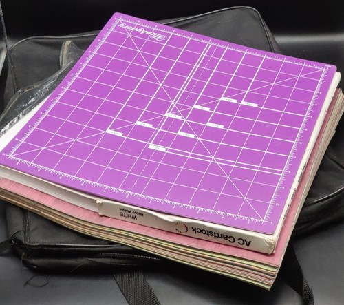 Clear out vintage 12x12in - -, &