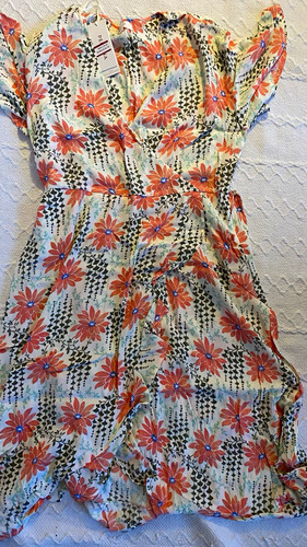 Per una floral neck flutter - v-neck,