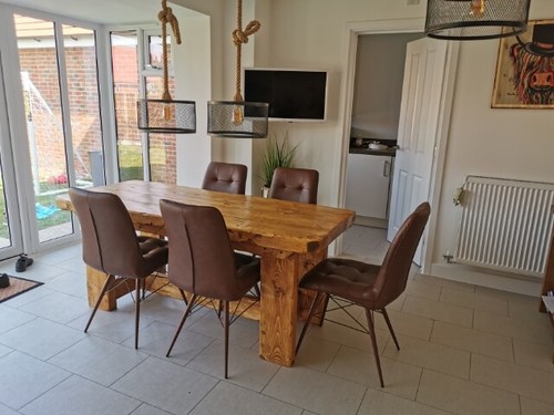 Chunky country rustic style - country,