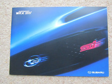 SUBARU IMPREZA WRX  STI INC. PRICES 2004 BROCHURE