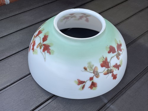 Antique painted glass - antique,