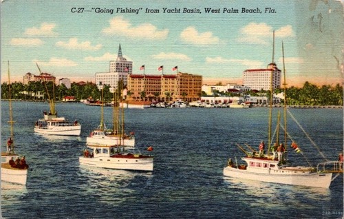Postcard deep sea - deep, fishing