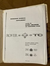 Rover 2000TC Copy of Factory