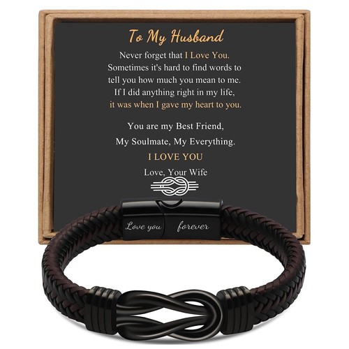 Mens infinity bracelet knot - infinity,