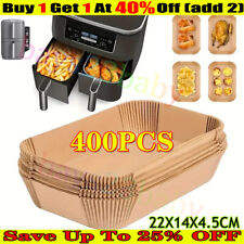 Disposable Air Fryer Paper Liners Non Stick Parchment Accessories 400/100PCS Set
