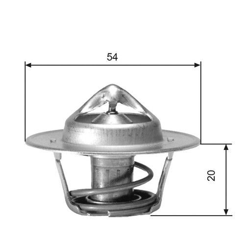 Gates thermostat coolant fits - thermostat,coolant,