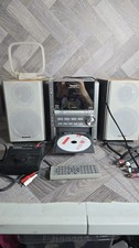 Silver Panasonic SA-PM28 Stereo System  Working