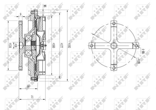 Fits nrf 49632 - 49632, clutch