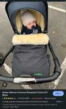 Kaiser Baby Sheepskin Footmuff For Pram Pushchair