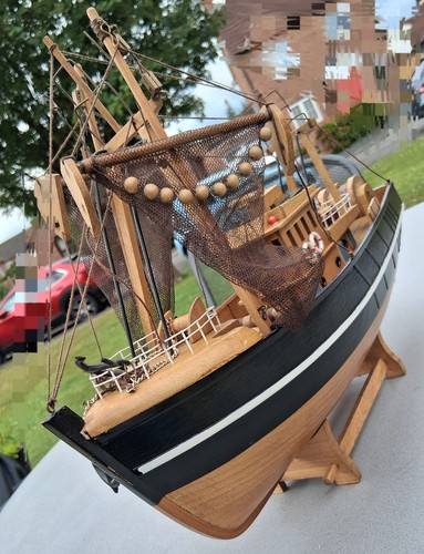 Large handmade fishing trawler - fishing,