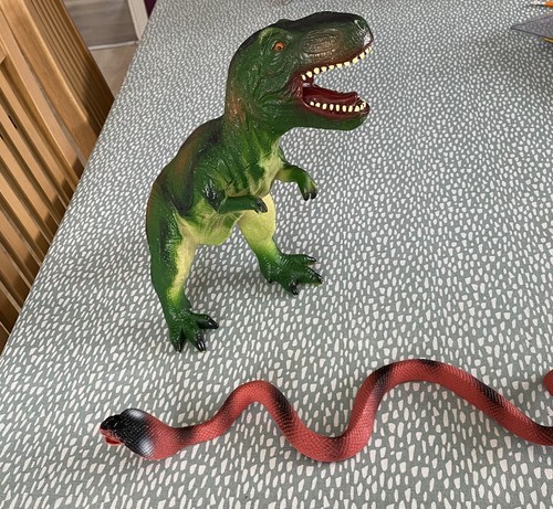 Large rex dinosaur snake - t-rex, &
