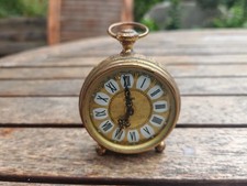 Vintage Alarm Clocks Collection Brass Kaiser Jerger Made In Germany