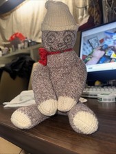 Handmade I Believe Sock Monkey