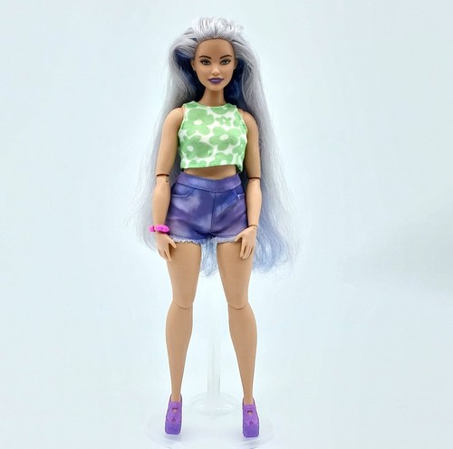 Barbie curvy - barbie, grey