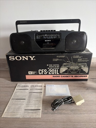 Vintage boxed sony - -, cfs-201l