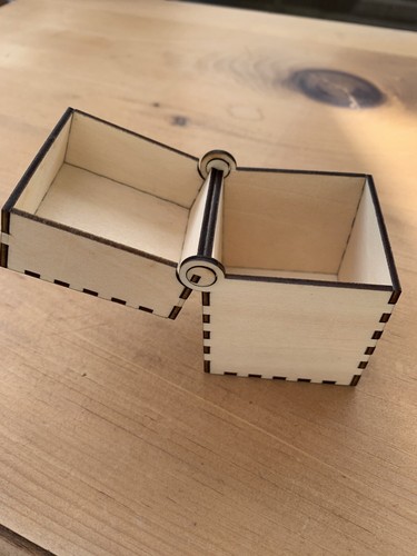 Beautiful hinged wooden - hinged,