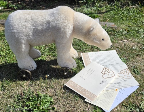 Vintage steiff polar bear - vintage, 1910