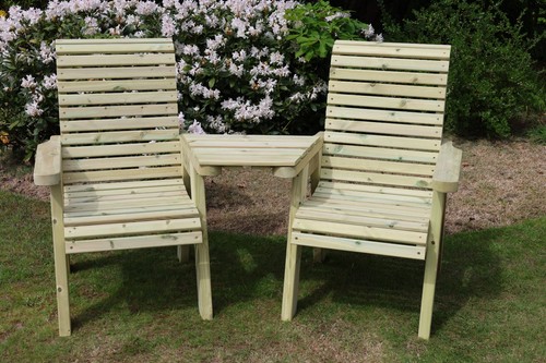 Wooden garden chairs - garden,
