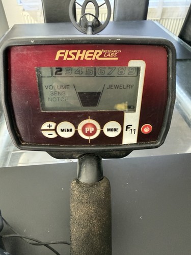 Fisher f11 metal detector with - fisher,