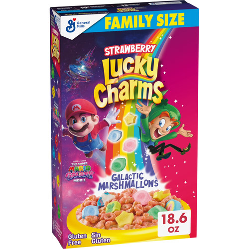 Lucky charms cereal the super - the,