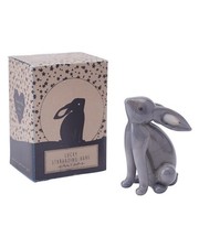 Glass Stargazing Hare Ornament