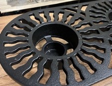 Vintage Robert Welch Trivet Victor Black Cast Iron Table Food Warmer Two Plate