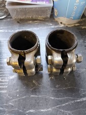 Pair Of Porsche 911 996 Exhaust Clamps With Bolts And Washers