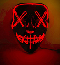Red LED Purge Mask Halloween