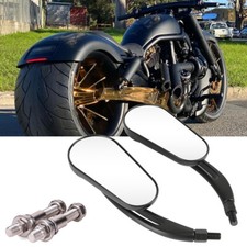 Motorcycle Rearview Oval Side