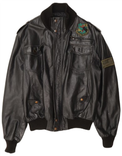 Vintage mens leather - leather, flight