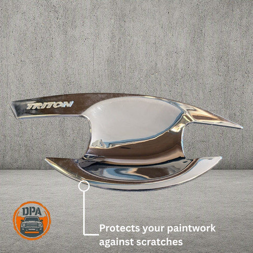 Chrome door handle inserts - door,